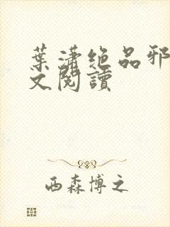 叶潇绝品邪少全文阅读