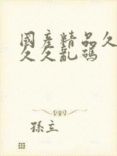 国产精品久久久久久乱码