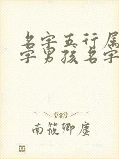 名字五行属木的字男孩名字