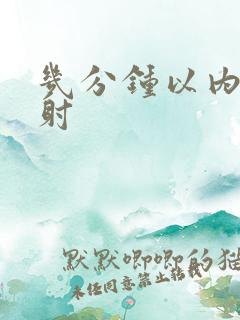 几分钟以内算早射