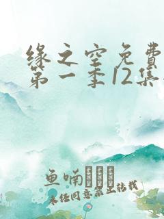 缘之空免费观看第一季12集全