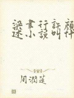 梁聿行许颜周嘉述小说叫什么名字