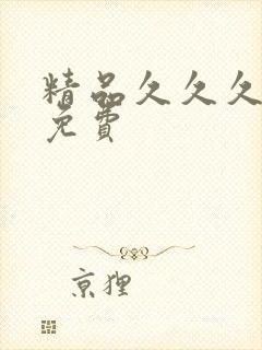 精品久久久国产免费