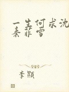 一生何求沈浩和秦菲雪