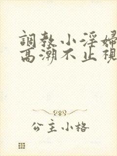 调教小淫妇失禁高潮不止视频