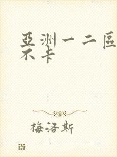 亚洲一二区av不卡