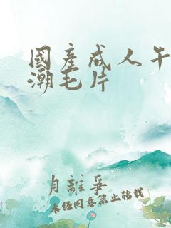 国产成人午夜高潮毛片