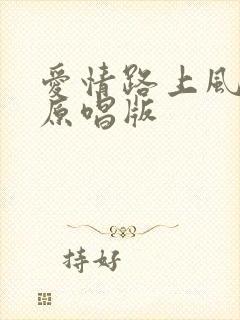 爱情路上风雨多原唱版