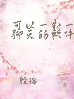 可以一对一视频聊天的软件