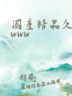 国产精品久久久www