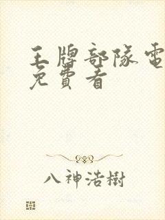 王牌部队电视剧免费看