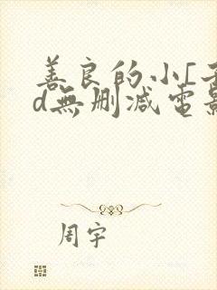 善良的小[子hd无删减电影