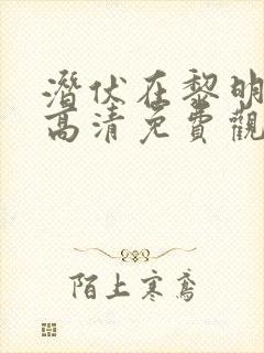 潜伏在黎明之前高清免费观看