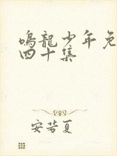 鸣龙少年免费看四十集