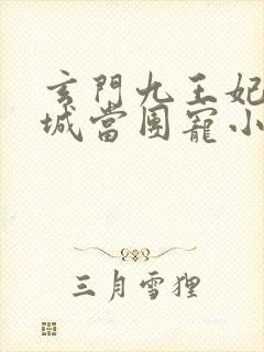 玄门九王妃在京城当团宠小说