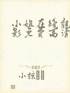 小姐在线观看电影免费高清全集