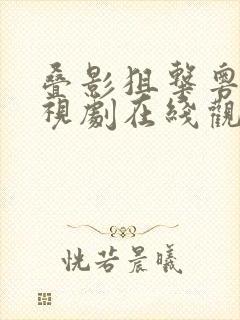 叠影狙击粤语电视剧在线观看高清