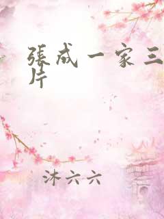 张成一家三口照片