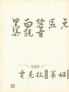 黑白禁区免费全集观看