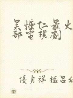 吴慷仁最火的5部电视剧