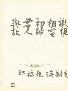 与君初相识恰似故人归电视剧在线观看