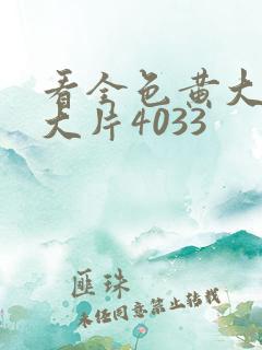 看全色黄大色黄大片4033