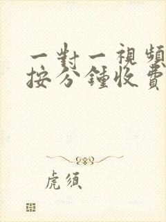 一对一视频聊天按分钟收费的软件