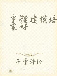 实体建模培训哪家好