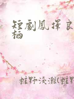 短剧凤择良木而栖