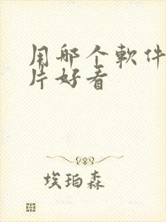 用哪个软件修照片好看