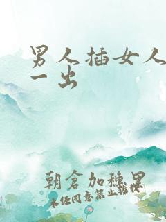 男人插女人一进一出