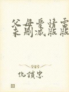 父母爱情电视剧未删减版版