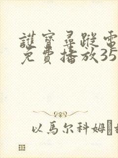 护宝寻踪电视剧免费播放35集