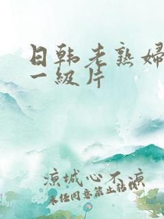 日韩老熟妇黄色一级片