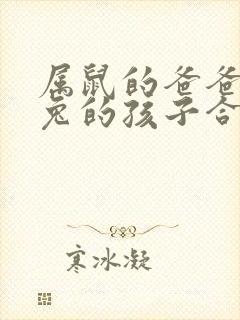 属鼠的爸爸和属兔的孩子合不合