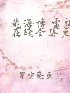 藏海传 电视剧在线全集免费