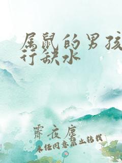 属鼠的男孩名五行缺水