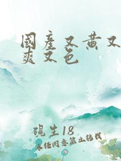 国产又黄又潮又爽又色