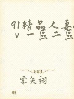 91精品人妻aⅴ一区二区