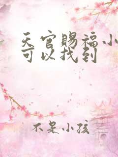 天官赐福小说哪可以找到