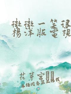 微微一笑很倾城杨洋版电视剧全集