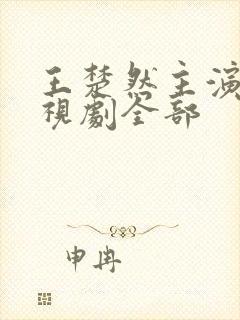 王楚然主演的电视剧全部