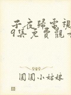 子夜归电视剧19集免费观看全集高清