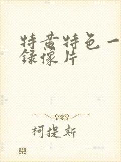 特黄特色一级二录像片