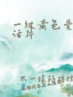 一级黄色爱情生活片