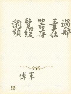 浏览器看过的视频缓存在哪里