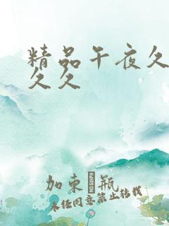 精品午夜久久久久久