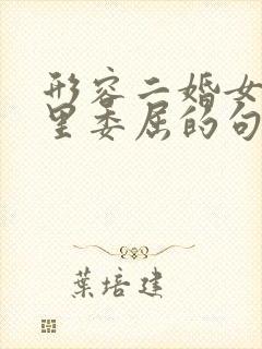 形容二婚女人心里委屈的句子