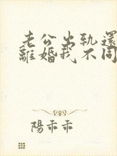 老公出轨还起诉离婚我不同意怎么办