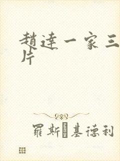 赵达一家三口照片